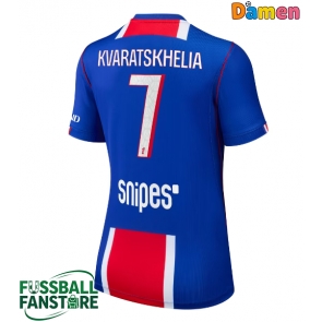 Paris Saint-Germain Khvicha Kvaratskhelia #7 Replik Heimtrikot Damen 2026-27 Kurzarm